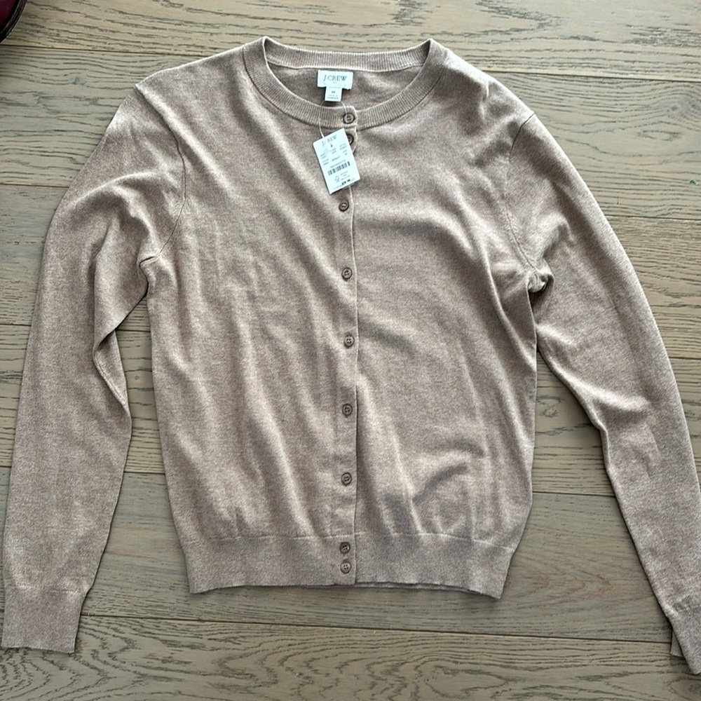 J Crew Cardigan - Taupe